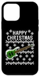 Coque pour iPhone 12 mini Guitare basse moche de Noël bassiste musicien