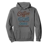 CHARIS Personalized Cute Coffee Girls CHARIS Name Pullover Hoodie