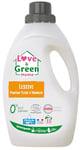 Love & Green Home Lessive écologique rechargeable Parfum fleur d'oranger. Certifiée Dermatest 5 étoiles et Ecodétergent par Ecocert - Fabriquée en France - 1,5L - 33 lavages