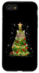 Coque pour iPhone SE (2020) / 7 / 8 Cat Maine Coon Sapin de Noël pour les amoureux des chats