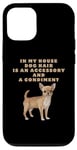 Coque pour iPhone 13 Accessoire et condiment marron pour les amoureux des chiens Chihuahua