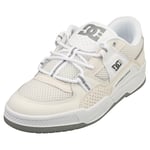 DC Shoes Construct Mens Skate Trainers in Off White - 8 UK