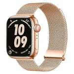 Nepfaivy Bracelet Compatible avect Apple Watch - 44mm 49mm 45mm 42mm Bracelet Métal pour iWatch Se/Ultra/Série 8/7/6/5/4/3/2/1, Bracelet Réglable et Remplacement pour Femme Homme