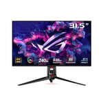 ASUS ROG Swift OLED PG32UCDM gaming monitor ― 32-inch 4K QD-OLED panel, 240Hz, 0.03ms (GTG), G-SYNC compatible, custom heatsink, graphene film, uniform brightness, 99% DCI-P3, True 10-bit, 90 W Type-C