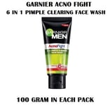 NEW GARNIER MEN ACNO FIGHT 6 IN 1 PIMPLE CLEARING FACE WASH FOR PIMPLE FREE SKIN