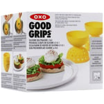 OXO Good Grips Silicone Egg Poacher Set of 2 High Heat Resistant Easy Clean