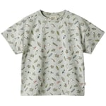 Wheat Tommy T-shirt Turtle Surf | Blå | 104 cm