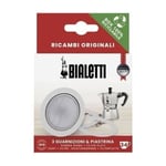 BIALETTI - Filtre + 3 joints pour cafetière italienne 3/4 tasses