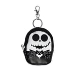 DISNEY Porte-clés Mini sac à dos L'Étrange Noël de monsieur Jack Noir et blanc, noir et blanc, Taille unique, Moderne