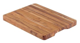 Billot de boucher en bois de teck FSC 40x30x3cm (L)