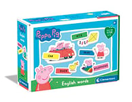 Clementoni- Does Not Apply Wutz English Words – Peppa Pig – Jouet éducatif à partir de 3 Ans – Apprentissage Anglais pour Enfants – Fabriqué en Italie, 16352, Multicolore, Taille Unique