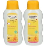 WELEDA Bébé Lait corporel au Calendula 2x200 ml