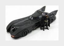 JADA 253215002 Batman Batmobile Movie 1989 With Figurine - Matt Black 1/24