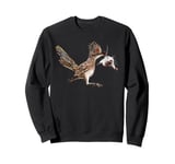 Roadrunner Mouse Road Runner Bird Hunting Predator Art Mice Sweatshirt