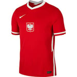 Nike POL M NK BRT STAD JSY SS AW T-Shirt Mens, Sport Red/White, S