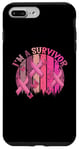 Coque pour iPhone 7 Plus/8 Plus Ruban rose « Im A Survivor » pour la sensibilisation au cancer du sein