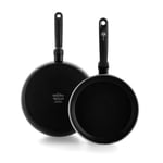 GreenPan Torino Non-Stick Aluminium 2 Piece Open Frying Pan Set