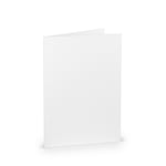 Carte B6 Double 220gr 240x169mm Pz50 09 - Blanc Weiss Roessler Paperado