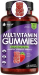 Multivitamin Gummies High Strength for Men Women - Vegetarian +14 Essential Vita