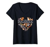 Womens I Am A Dogaholic T Shirt, Dog heart love dog dogaholic shirt V-Neck T-Shirt