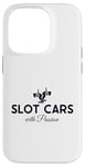 Coque pour iPhone 14 Pro Slot Cars avec fente pour mini voiture RC