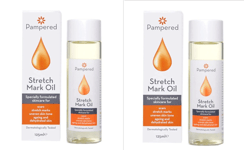 2x 125ml Pampered Stretch Mark Oil Skincare Scars, ageing, dehydrating skin