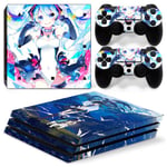 Kit De Autocollants Skin Decal Pour Nouvelle Console De Jeu Ps4 Pro, T1tn-P4pro-6900