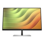 HP E24u G5 - E-Series écran LED 23.8" 1920 x 1080 Full HD (1080p) @ 75 Hz IPS 250 cd/m² 1000:1 5 ms HDMI, DisplayPort, USB-C tête noire, noir et argent (support)