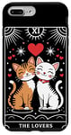 iPhone 7 Plus/8 Plus Tarot Card Mystic Cats | The Lovers Valentines Day Couples Case