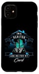 Coque pour iPhone 11 T-shirt I'm A Realtor Ask Me For My Card pour Realtor