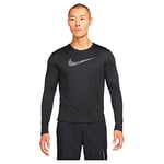 Nike Dri-Fit Uv Miler Sweatshirt Black/Reflective Silv S