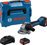 Bosch Vinkelslip GWS 18V-8 2X5Ah L-Boxx