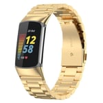 Armband rostfritt stål Fitbit Charge 5 - Guld