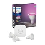 Philips Hue GU10 BT, white And Color Ambiance + bridge