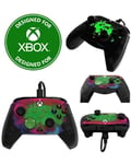 Manette Xbox One - X-S + Pc Officielle Microsoft Filaire 3m Space Dust Rematch Glow