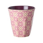 Graphic Flower melamin mugg - pink