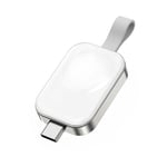 4smarts Trådløs Lader for Apple Watch - USB-C - Hvit