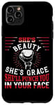 iPhone 11 Pro Max Boxing Girl Vintage She'S Beauty She'S Grace She'Ll Punch Case