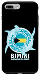 Coque pour iPhone 7 Plus/8 Plus Requin Marteau Bimini Îles Bahamas Drapeau des Bahamas