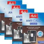 4 BOXES Melitta Anti Calc Descaler Powder Espresso Coffee Machines MEL6545499x4