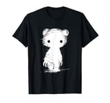 Gloomy Bear Naughty Grizzly White Shadow Abstraction Anime T-Shirt