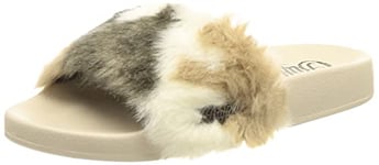 Buffalo Femme Sayo Chausson, Gris/Beige, 38 EU