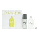 Calvin Klein Ck One 2 Piece Gift Set: Eau De Toilette 100ml - Deodorant Spray 150ml