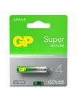 GP Battery Super Alkaline AAA/LR03 4-pack