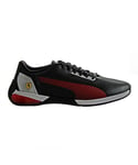 Puma Ferrari Race Kart Cat-X Tech Black Mens Trainers Leather - Size UK 6.5