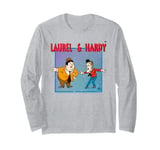 Laurel & Hardy Comic Characters Bowing Long Sleeve T-Shirt