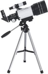 YUIOLIL Télescope d'astronomie pour Enfants Adultes débutants, avec trépied, Adaptateur de téléphone, Longueur focale de 300 mm et télescope réfracteur d'ouverture de 70 mm