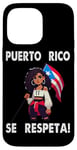 iPhone 14 Pro Max Puerto Rico Se Respeta Afro Boricua Teen PR Flag Case