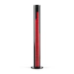 Light Up Tower Speaker Enceinte colonne 2 x 7 W (RMS) Bluetooth LED USB FM - noir