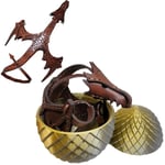 Drakearmband av läder, justerbart drakearmband Smycken Cosplay-läderarmband, armband + gyllene äggskal a1xgolden eggshell